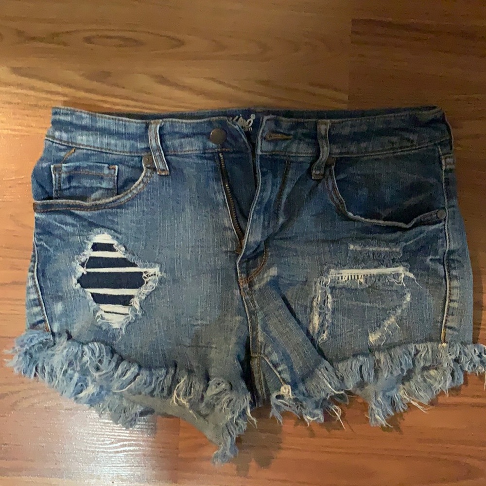 High rise shorts